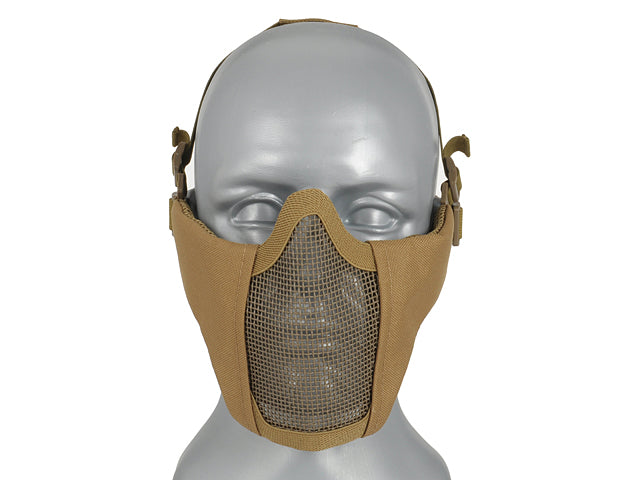 Half-Face-Mesh-Maske 2.0 - Tan [WOSPORT] 1