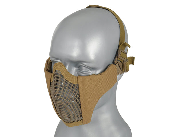 Half-Face-Mesh-Maske 2.0 - Tan [WOSPORT] 2