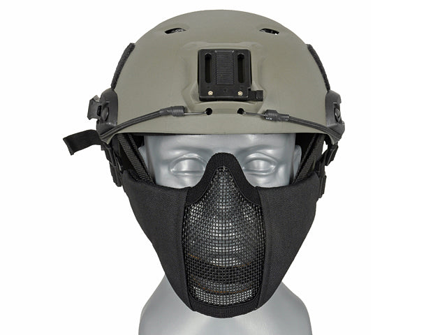 Half Face Mesh Mask 2.0 (Fast Helmet Version) - Black [PJ] 1