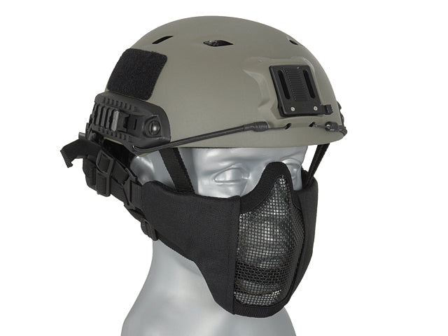 Half Face Mesh Mask 2.0 (Fast Helmet Version) - Black [PJ] 3