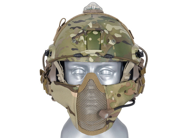 Half Face Mesh Mask 2.0 (Fast Helmet Version) - Black [PJ] 6