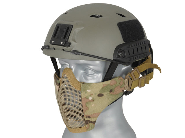Half Face Mesh Maske 2.0 (Fast Helm Version) - Multicamo [PJ] 2
