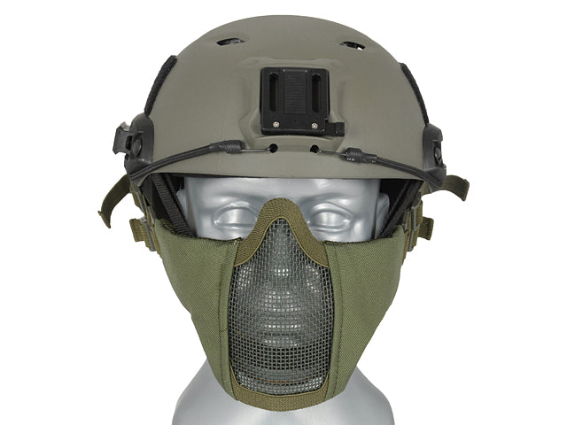 Half-Face-Mesh-Maske 2.0 (Fast Helm Version) - Oliv [PJ] 1