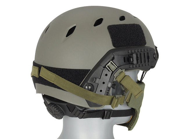 Half-Face-Mesh-Maske 2.0 (Fast Helm Version) - Oliv [PJ] 4