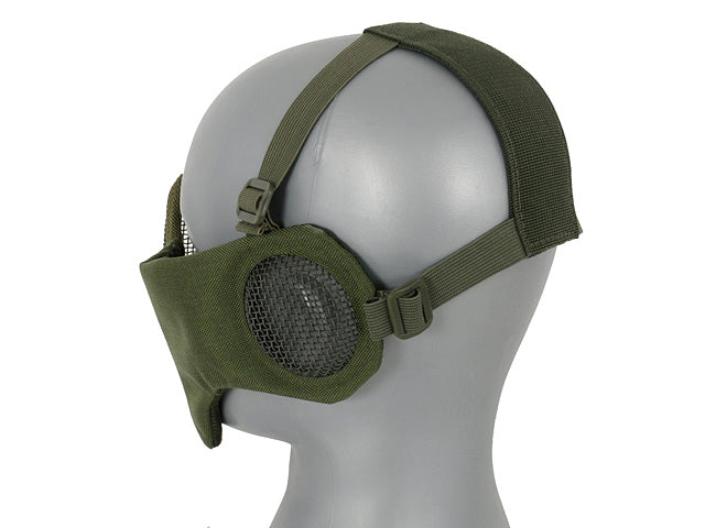 Half Face Protective MESH Maske 3.0 - Oliv [WOSPORT] 4