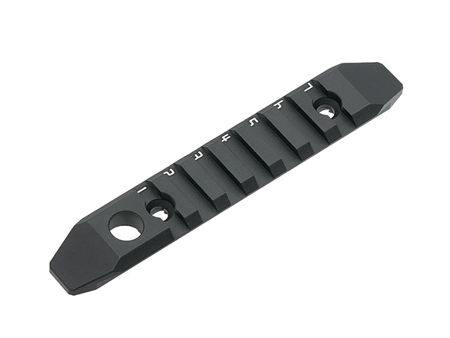 7-slot aluminium Schiene M-LOK/KEYMOD -Schwarz [WADSN] 1
