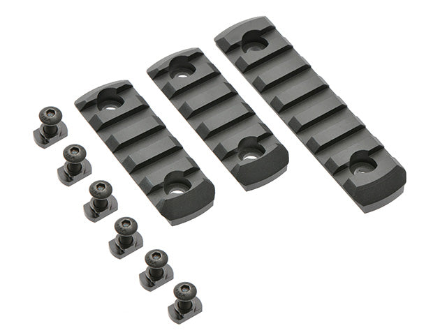 Set of 3 Mounting Rails für M-LOCK Handguard - Schwarz [E&C] 1