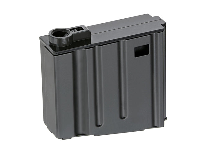 Short 40-round SR25/AR10 Steel Magazin - Schwarz [Double Bell] 3