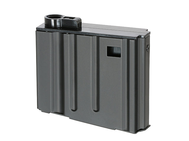 Short 40-round SR25/AR10 Steel Magazin - Schwarz [Double Bell] 5