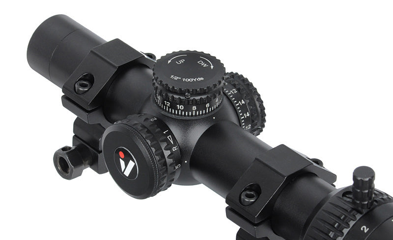 Victoptics ZOD 1‑4×20IR LPVO Zielfernrohr – Schwarz