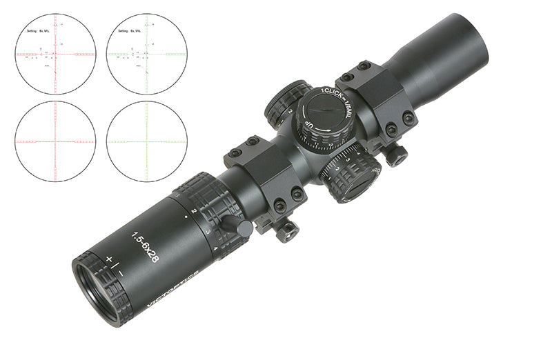 LPVO Zielfernrohr Victoptics S4 1.5-6X28 VICTOPTICS [Vector Optics] 8