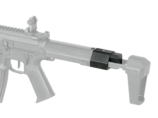 Anbauteil Akku extension für Doppel Eagle replica - Schwarz [Hades Airsoft] 6