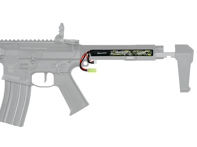 Anbauteil Akku extension für Doppel Eagle replica - Schwarz [Hades Airsoft] 9