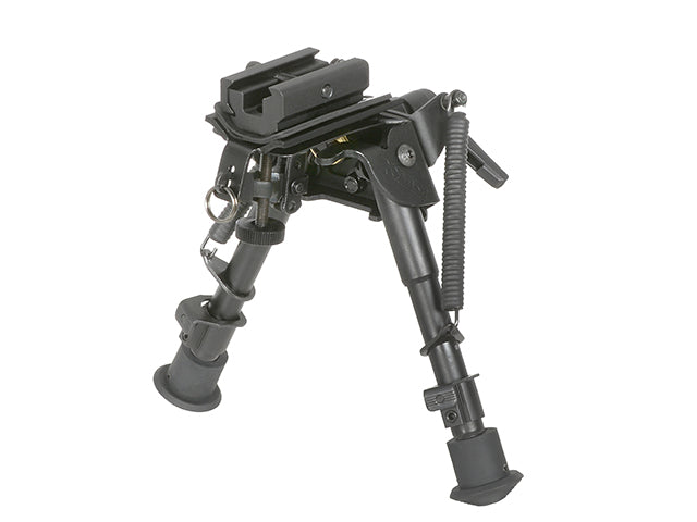 Adjustable 6-Level Bipod with RIS Rail Adapter [Rokstad]