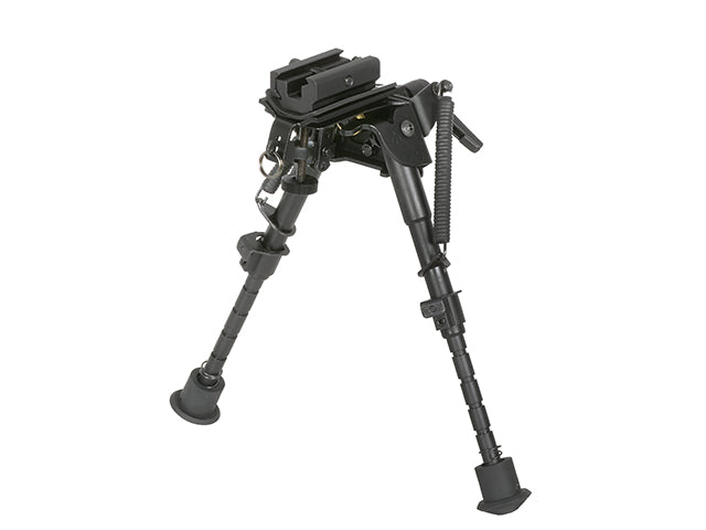 Adjustable 6-Level Bipod with RIS Rail Adapter [Rokstad]