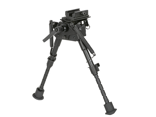 Adjustable 6-Level Bipod with RIS Rail Adapter [Rokstad]