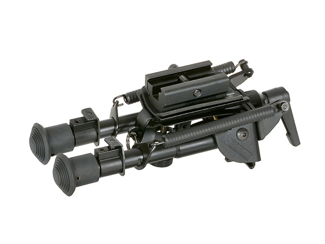 Adjustable 6-Level Bipod with RIS Rail Adapter [Rokstad]