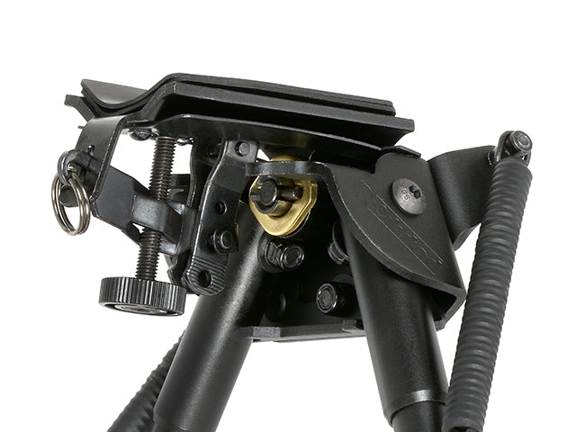 Adjustable 6-Level Bipod with RIS Rail Adapter [Rokstad]