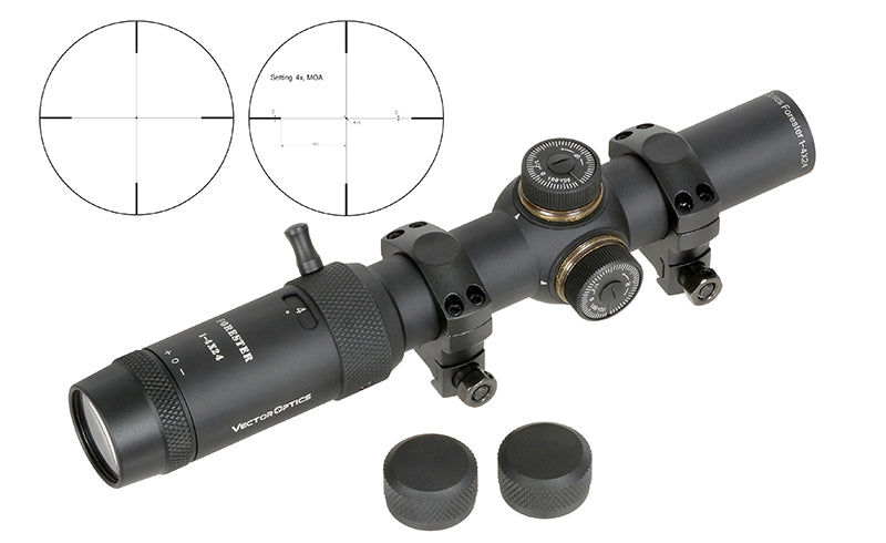 Zielfernrohr FORESTER JR Victoptics 1-4x24 SFP [Vector Optics] 8