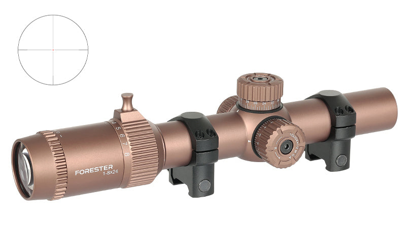 Forester 1-8x24 SFP LPVO Zielfernrohr - FDE [Vector Optics] 6