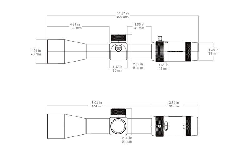 Zielfernrohr FORESTER JR. 3-9X40 [Vector Optics] 10