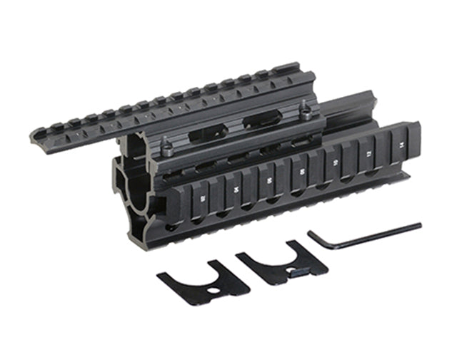 AK Handguard RIS Quad Schiene System [Vector Optics] 9