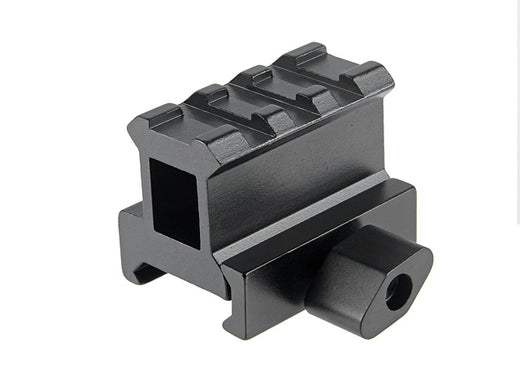 1 Zoll Picatinny-Riser Schwarz