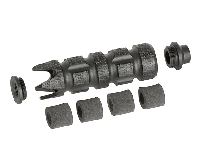 Anbauteil CNC Aluminum Mock Suppressor - Queen 38 [SLONG AIRSOFT] 7