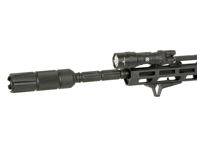 Außenlauf extension 86 mm - FINNED 14 mm CCW [SLONG AIRSOFT] 4