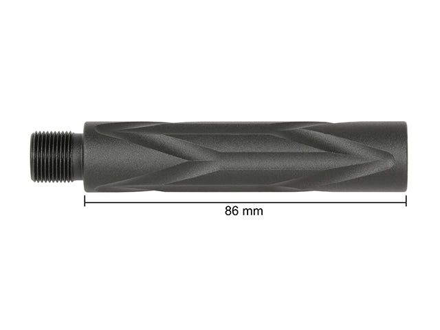 Außenlauf extension 86 mm - ANGLED 14 mm CCW [SLONG AIRSOFT] 3
