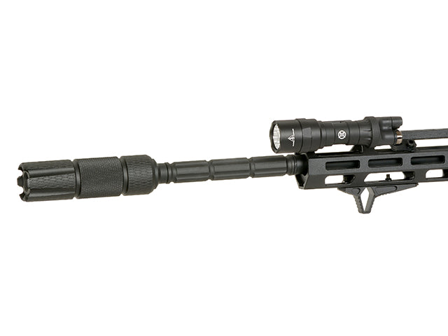 Laufverlängerung 116 mm - FINNED 14 mm CCW [SLONG AIRSOFT] 4