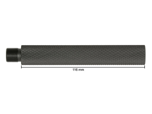 Laufverlängerung 116 mm - KNURLED 14 mm CCW [SLONG AIRSOFT] 3