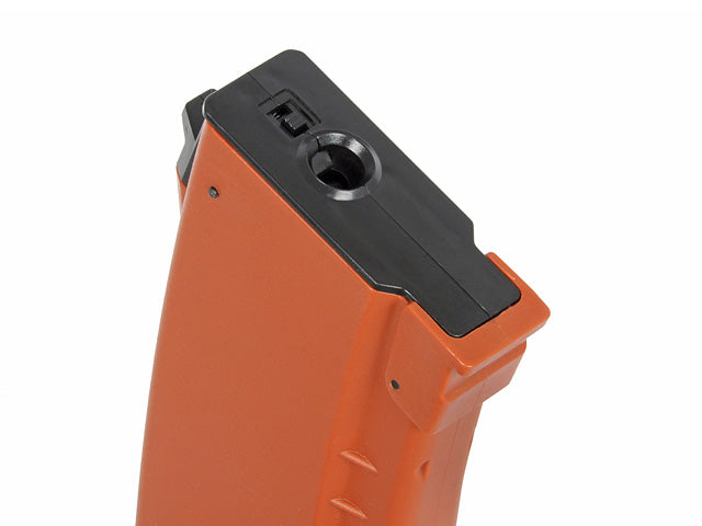 150 BBs Polymer AK74/AK105 Mid-Cap Magazine - Orange [S&T] 4