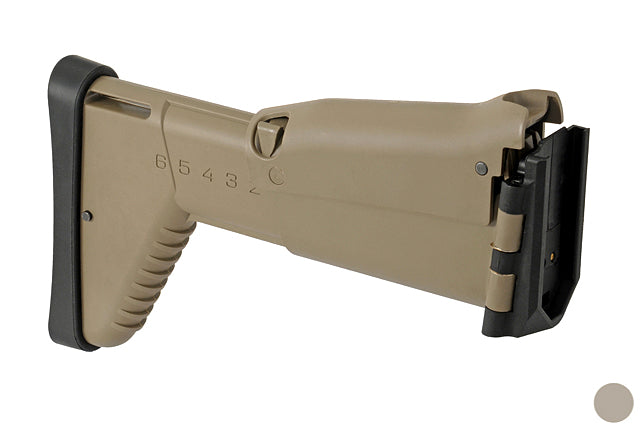 Retractable Folding Stock für BY-805 Serie - Tan [Double Bell] 6