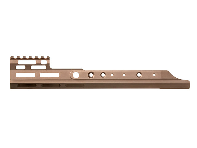 M-LOK 5-Zoll handguard extension für Scar-H airsoft - Tan [Double Bell] 1