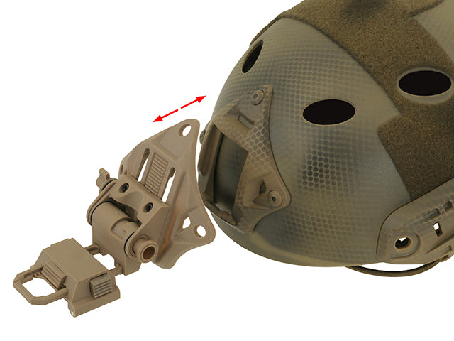 Gear-Zubehör niedrig profile NVG mounting system - Dark Earth [FMA] 9