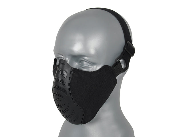 Half Face Maske - Schwarz [FMA] 2