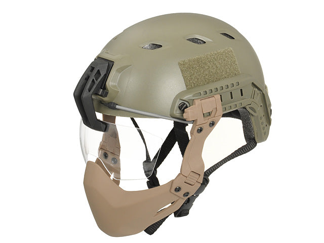 Schutzausrüstung FAST Helm Mandible Guard - Dark Earth [FMA] 5