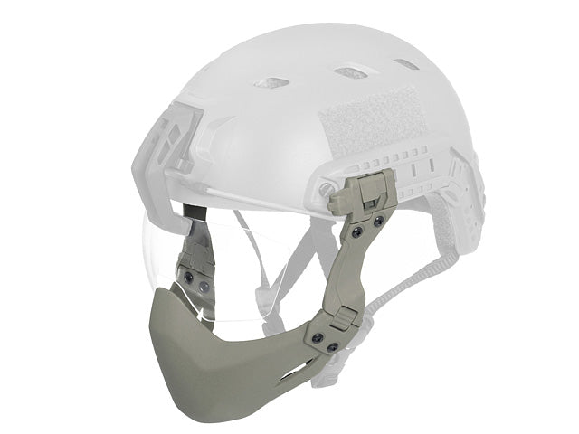 Schutzausrüstung FAST Helm Mandible Guard - Foliage Grün [FMA] 2