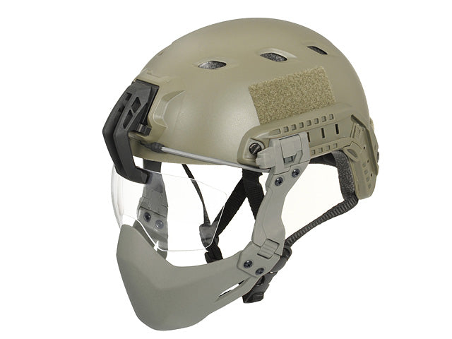 Schutzausrüstung FAST Helm Mandible Guard - Foliage Grün [FMA] 5