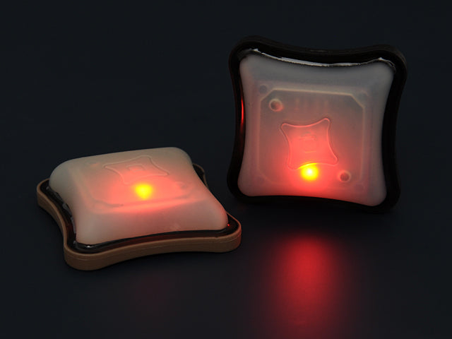 Gear-Zubehör Helm Marker Light - Schwarz/Rot [FMA] 5