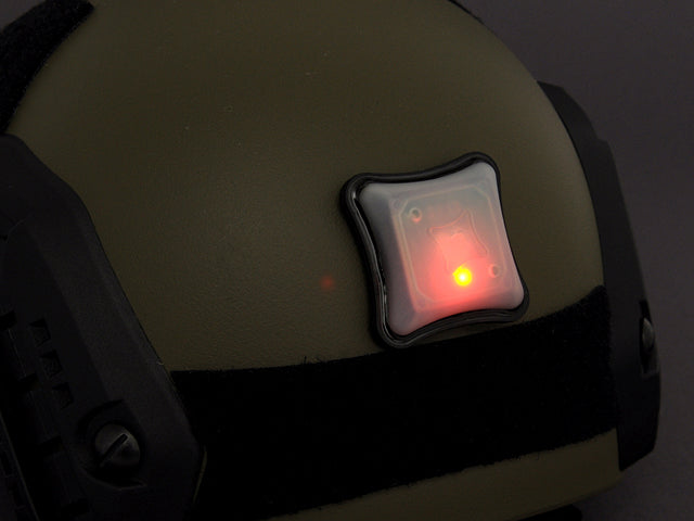 Gear-Zubehör Helm Marker Light - Schwarz/Rot [FMA] 7