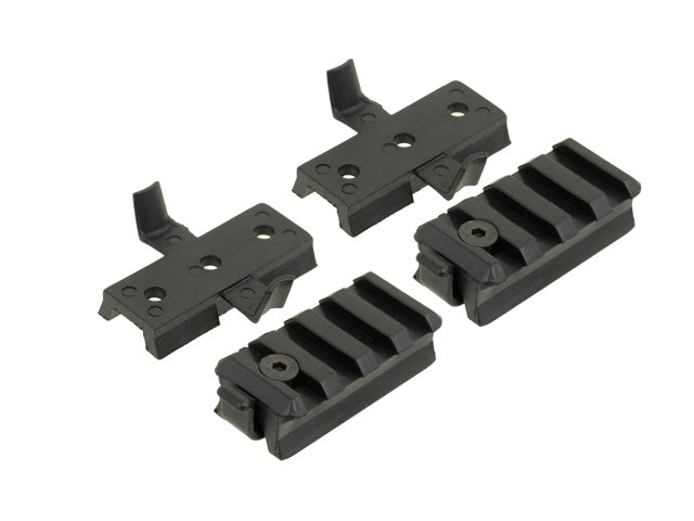 Adapter kit für Zubehör to Helm mit rails - Schwarz [FMA] 1