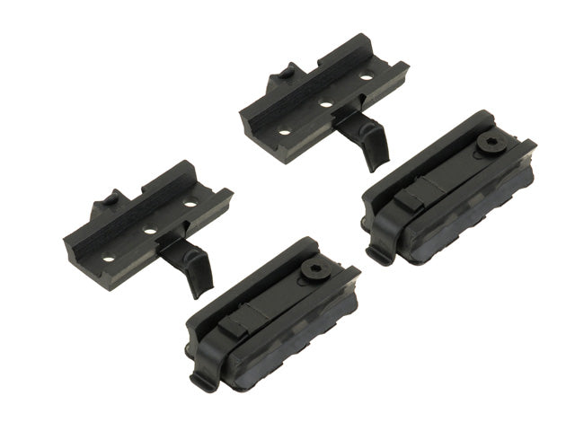 Adapter kit für Zubehör to Helm mit rails - Schwarz [FMA] 2