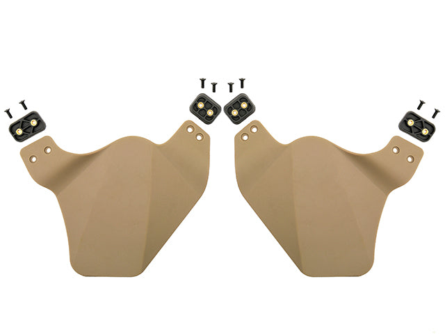 Protective side covers für Helme Set - Dark Earth [FMA] 1