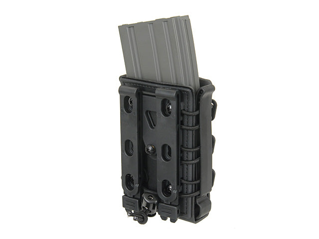 Soft Shell 5,56 Magazintasche mit MOLLE Clips - Schwarz [TMC] 5