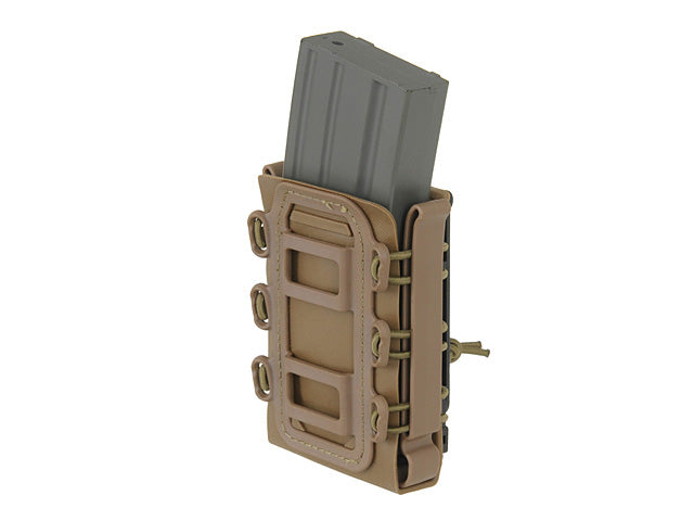 Soft Shell 5,56 Magazintasche mit MOLLE Clips - Coyote Brown [TMC] 3