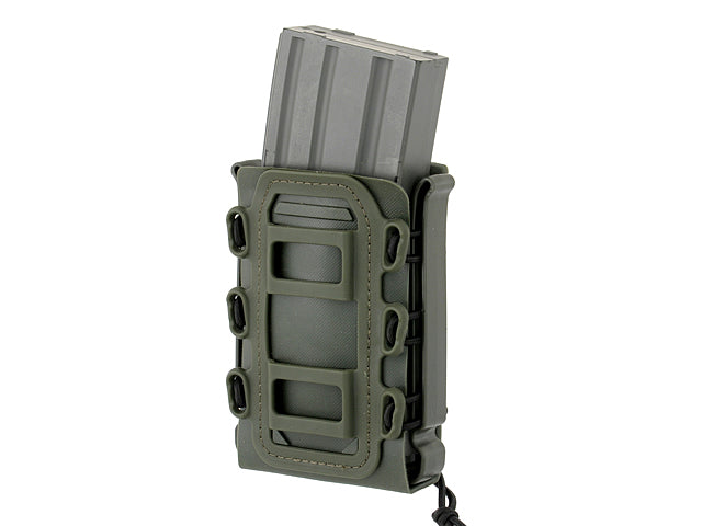 Soft Shell 5,56 Magazintasche mit MOLLE Clips - Oliv [TMC] 3