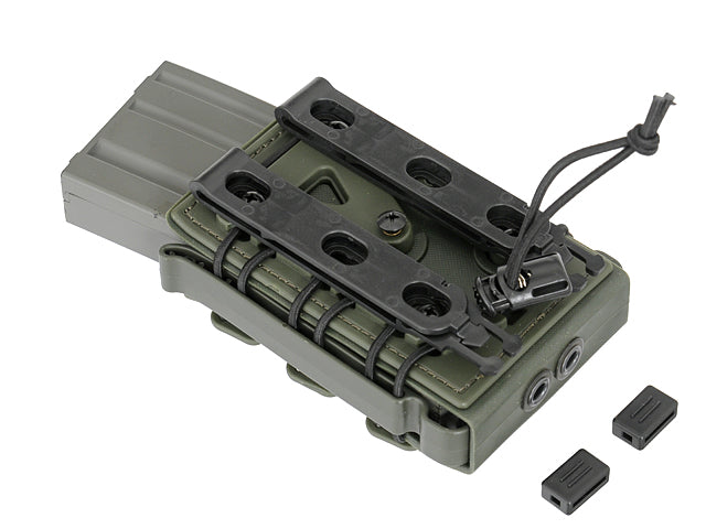 Soft Shell 5,56 Magazintasche mit MOLLE Clips - Oliv [TMC] 6