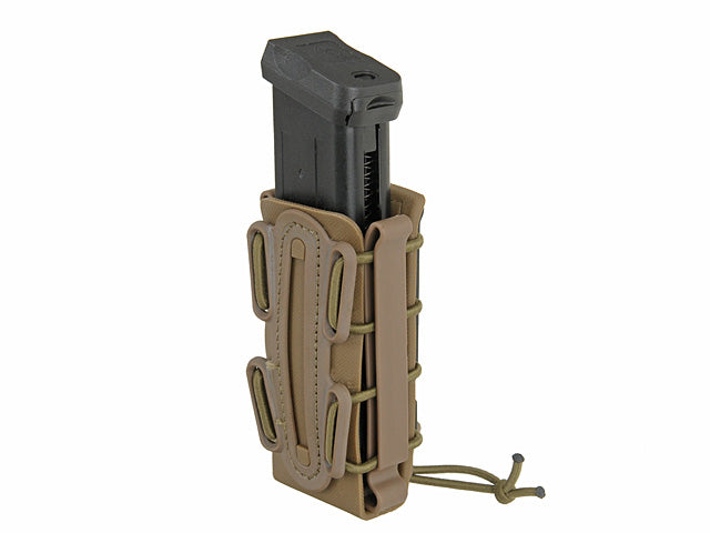 Soft Shell Pistole Magazintasche mit MOLLE Clip - Coyote Brown [TMC] 3